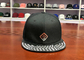 High quality customized flat brim metal rivet shose buckle 6panel snapback hats caps