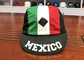 Mix Color Sports Dad Hats Customized 5 Panel Unstructured Dry - Fit Special Print Mexico Logo Sports Caps Hats