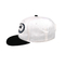 High quality Custom design flat brim black and white special animal logo snapabck hats caps