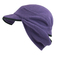 Terry Purple Neck Protective Blank Fisherman Bucket Hats