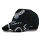 Black OSFM  Structured Baseball Cap With Metal Buckle