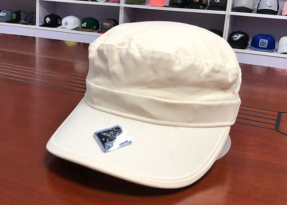 Flat Top Military Cap Medium/Custom Crown All Seasons Solid/Custom Military Cadet Cap