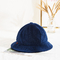 Navy Blue Warm Winter Thick Fishing Bucket Hats Custom Logo