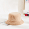 58cm  Warm Winter Plush Faux Mink Fur Bucket Hat