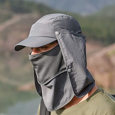 58cm Outdoor Sport Hats With Mask Ear Protection Fleece Cap Washable