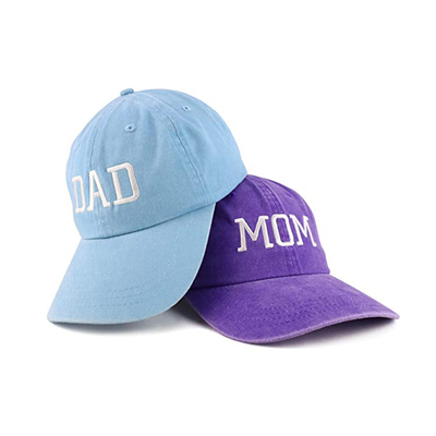 Blue Curve Brim MOM Dad Baseball Cap Character Style