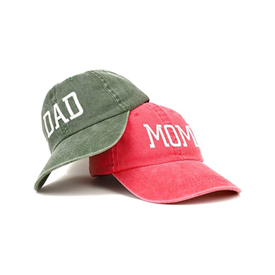 Blue Curve Brim MOM Dad Baseball Cap Character Style