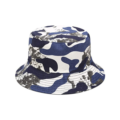 Casual Denim Fabric Fisherman Bucket Hat For Coastal Beach