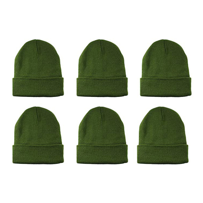 Elastic Wool Fabric Knit Beanie Hats For Cold Winter