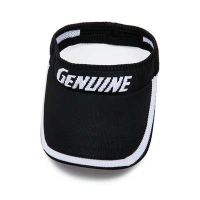 Green Adjustable Sun Visor Cap With UV50+ Colored Jacquard Elastic Tape