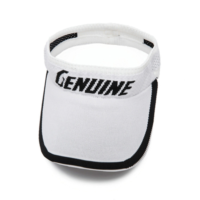 Green Adjustable Sun Visor Cap With UV50+ Colored Jacquard Elastic Tape