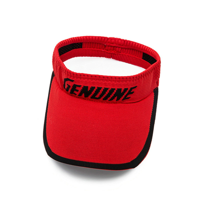 Green Adjustable Sun Visor Cap With UV50+ Colored Jacquard Elastic Tape