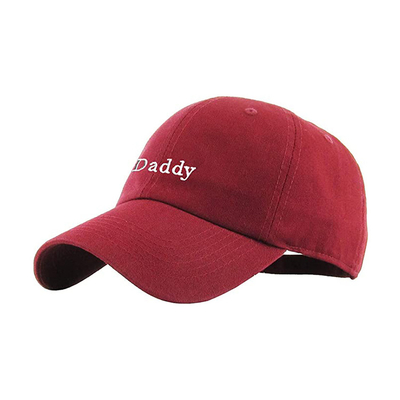 60cm 6 Panel Curved Brim Baseball Hat Customization Embroidery Logo