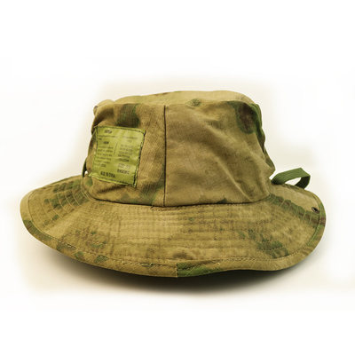 100% Cotton Camo Bucket Hat With String Custom Embroidery Blank Logo