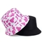 Fashion Summer Cotton Bucket Hat Cow Striped Print Hip Hop Panama Cap