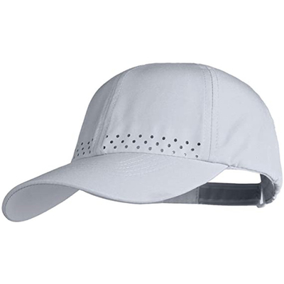 6 Panel Laser Cut Cap Breathable Snapback Hat With Spandex Fabric