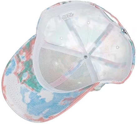 Sports Golf Adjustable 6 Panel Baseball Caps Sublimation Digital Printing