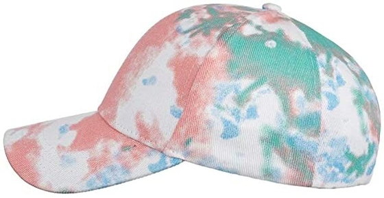 Sports Golf Adjustable 6 Panel Baseball Caps Sublimation Digital Printing