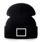 60cm Embroidery Knit Beanie Hats For Men Fluorescent Hat