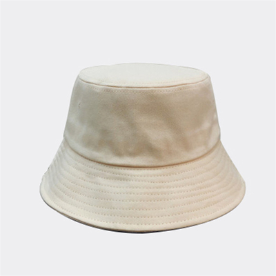 Customized Embroidery Fisherman Bucket Hat Summer Outdoor Cotton Plain Color