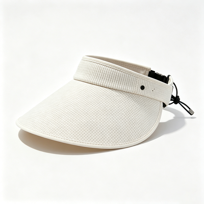 Adjustable Strap Sun Visor Cap Offering 7.5 Inches Visor Width and Length Ideal for Sun Protection During Outdoor Workouts